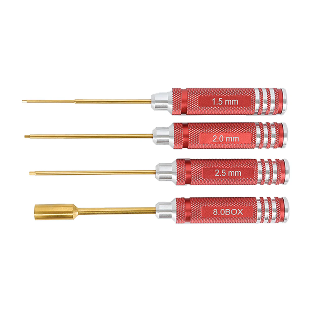 flyfishrc Hex Screw Driver Titanium Wrench Tools Kit
