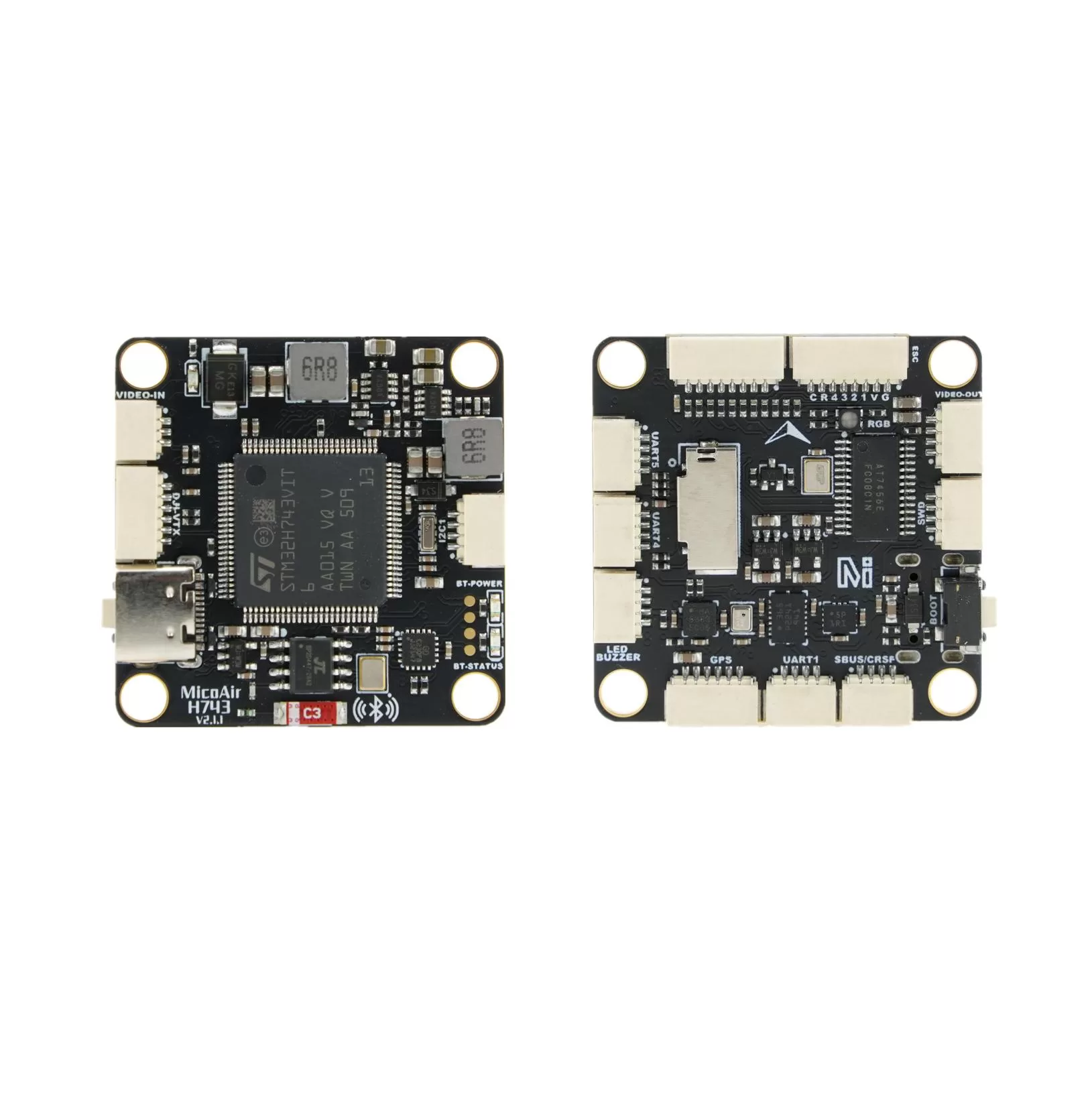 MicoAirH743 V2 AM32 70A 30×30 FC&ESC Stack